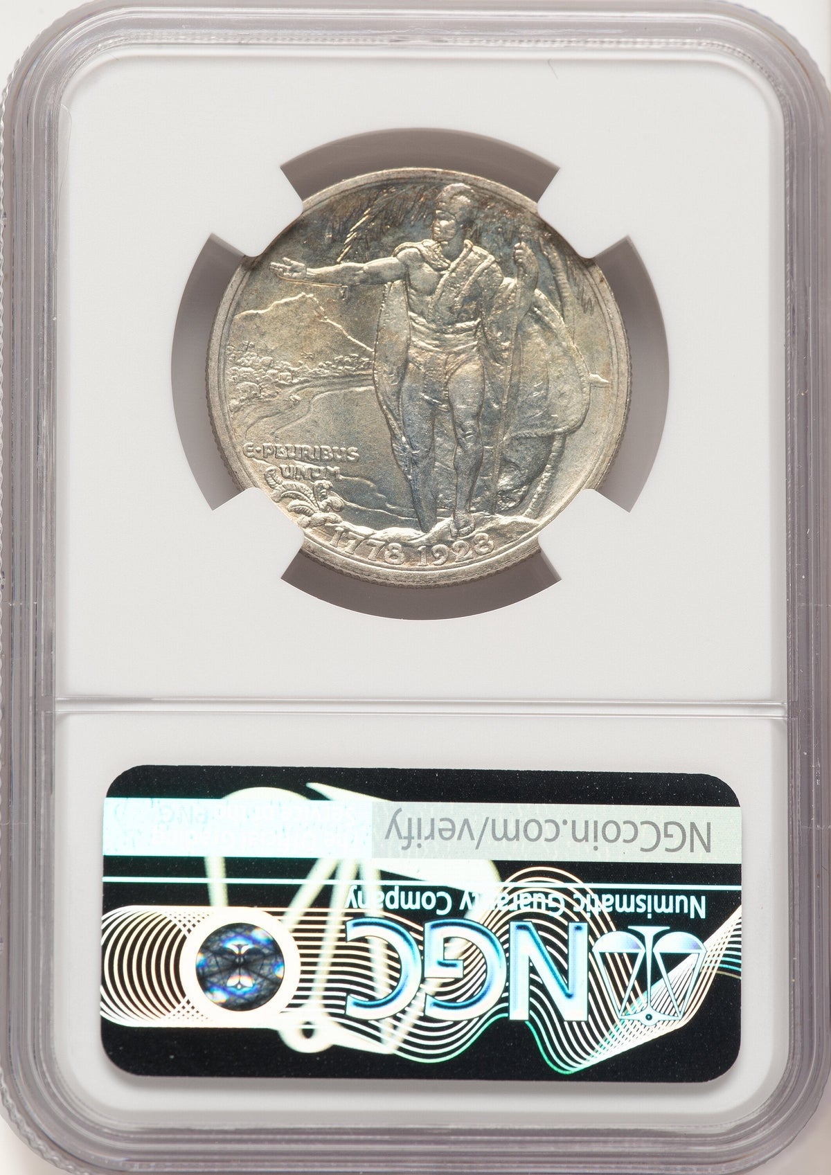 1928 50C Hawaiian Commemorative Silver NGC MS65