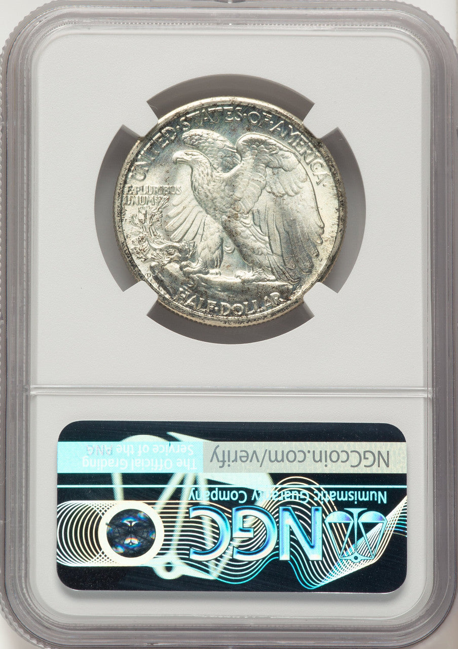 1945-D 50C Walking Liberty Half Dollar NGC MS67