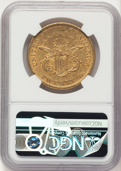 1852 $20 Liberty Double Eagle NGC XF45