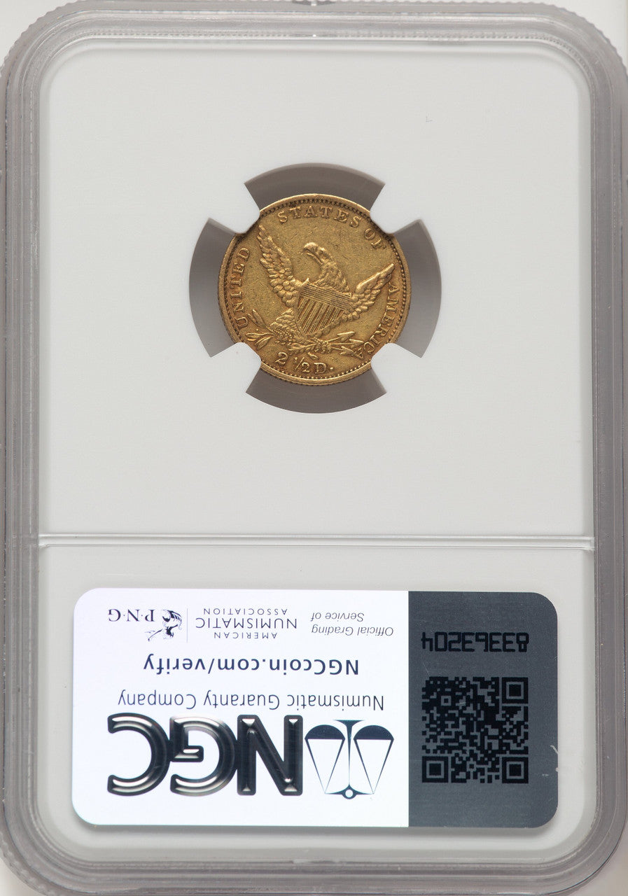 1834 $2.50 Classic Classic Quarter Eagle NGC AU53