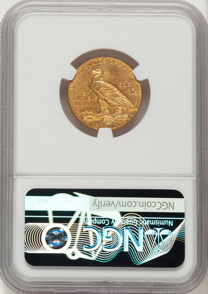 1908-D $5 Indian Half Eagle NGC MS64