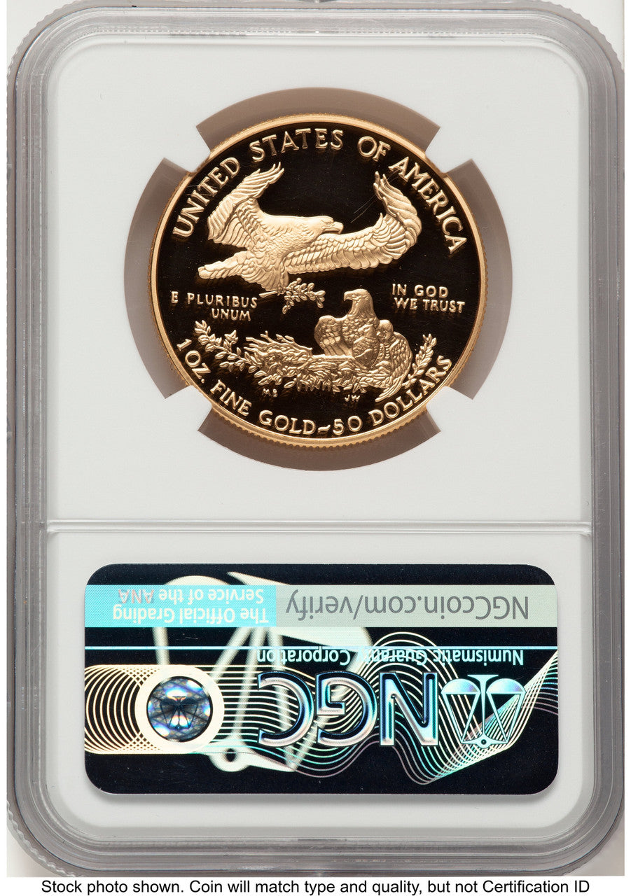 1999-W Proof Gold Eagle 1 oz NGC PF70 Ed Moy