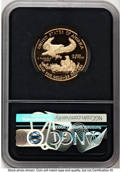 2021-W Type 1 Proof Gold Eagle 1/2 oz FDI John NGC PF70 Mercanti