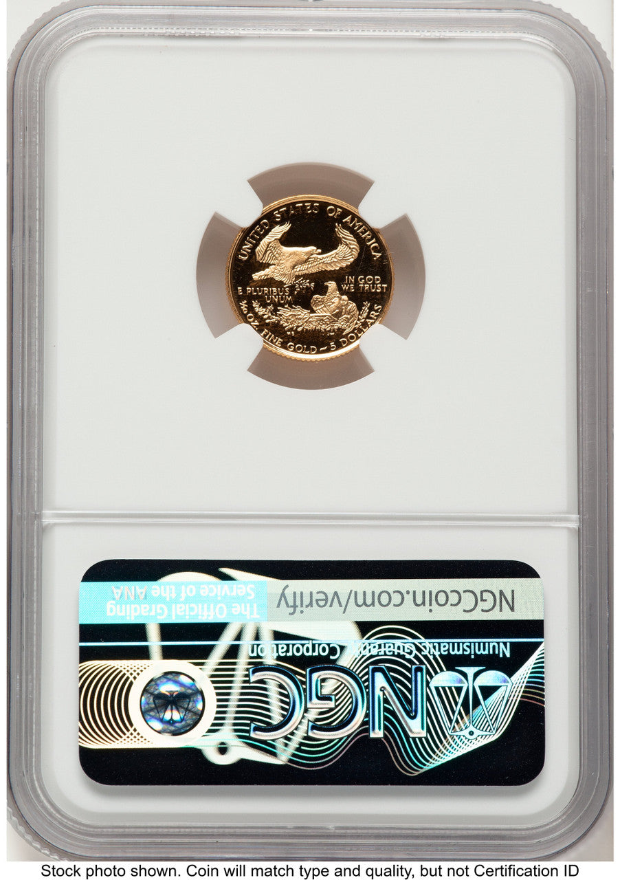 1999-W Proof Gold Eagle 1/10 oz NGC PF70 Ed Moy