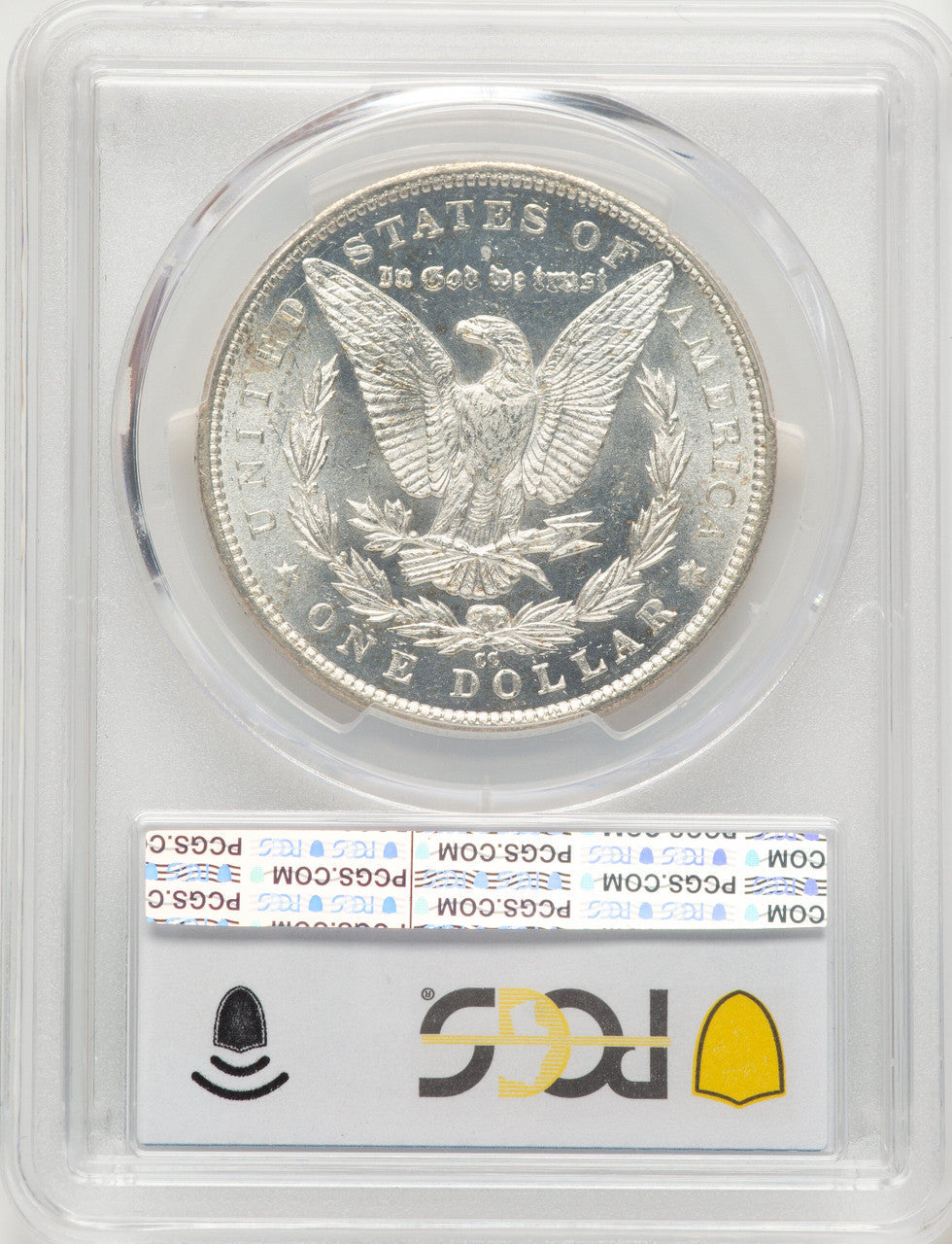 1885-CC Blue Gradient Morgan Dollar PCGS MS65