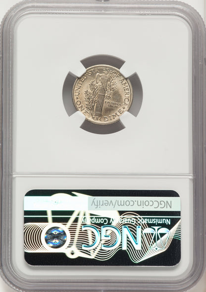1919-D 10C FB Mercury Dime NGC MS62