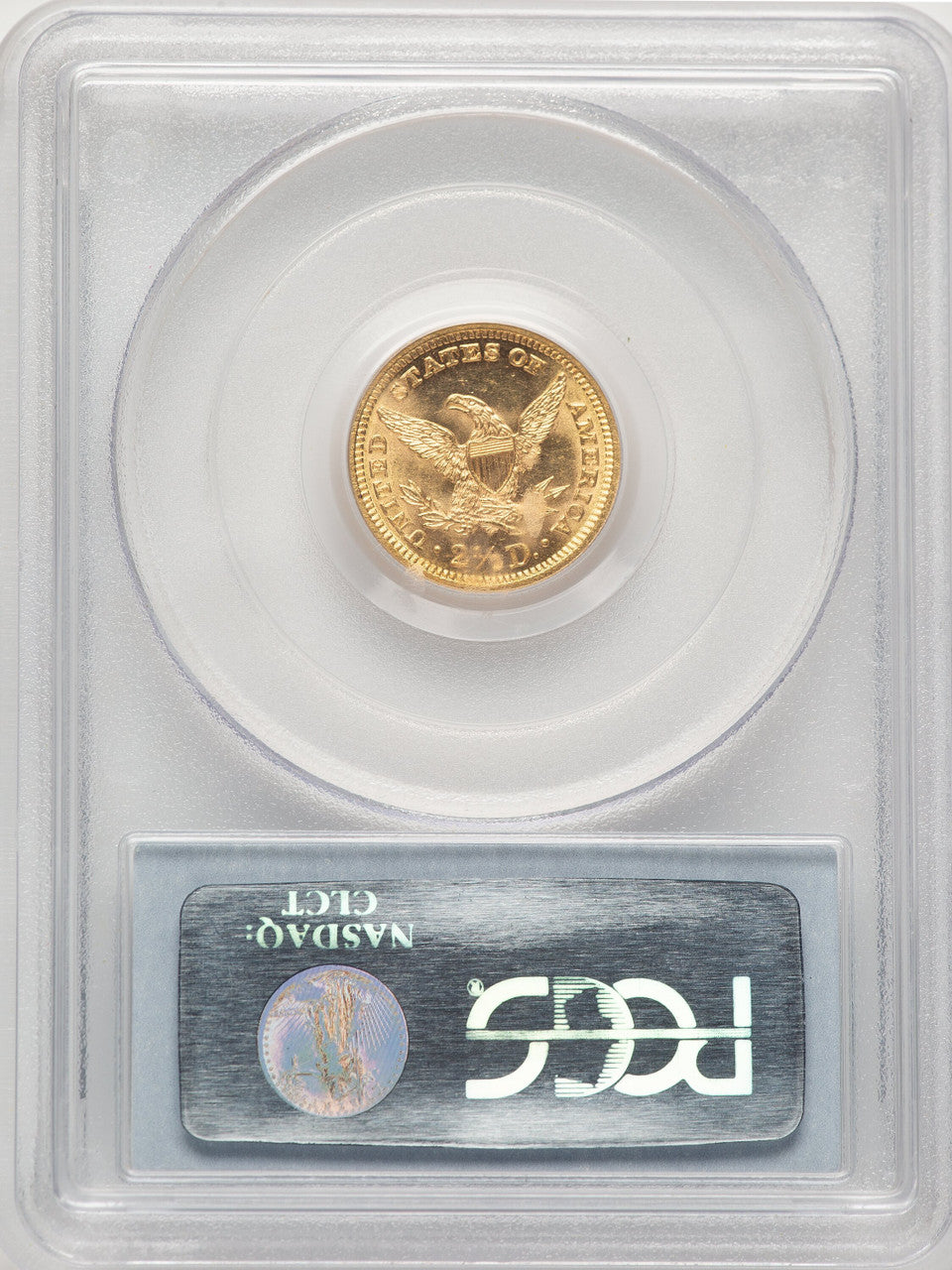 1890 $2.50 CAC Liberty Quarter Eagle PCGS MS64