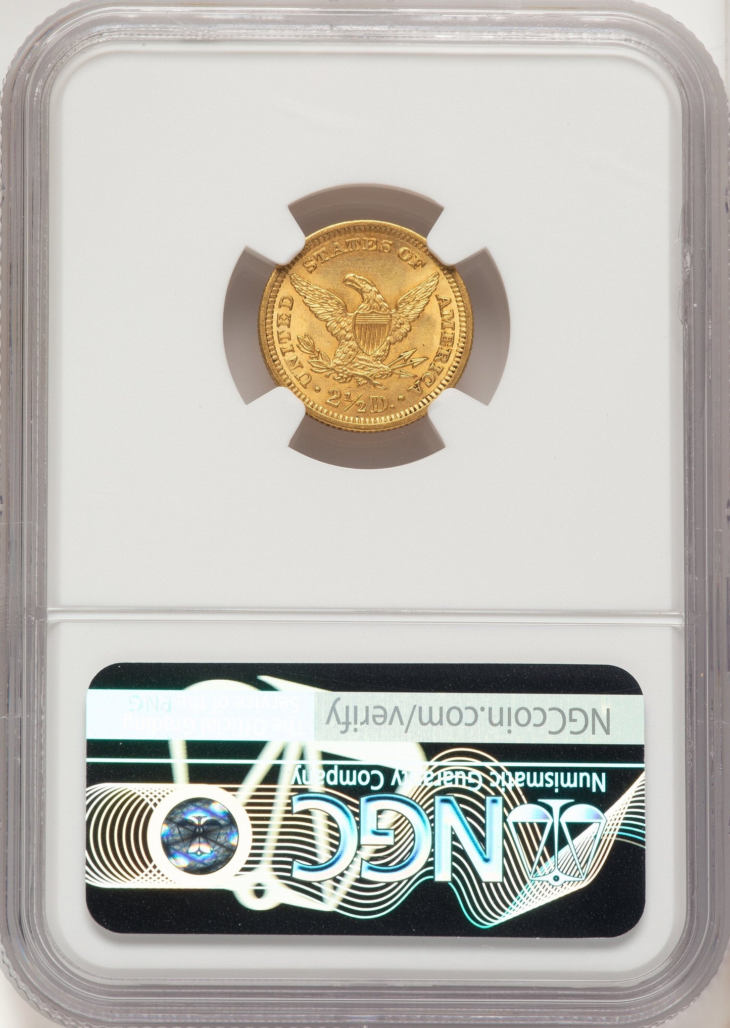 1906 $2.50 Liberty Quarter Eagle NGC MS65