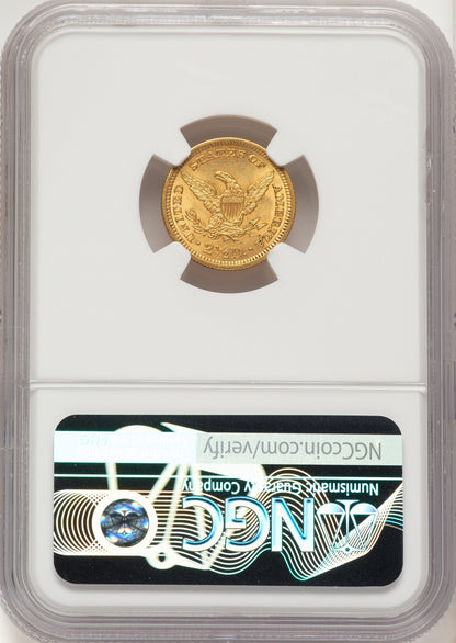 1906 $2.50 Liberty Quarter Eagle NGC MS65
