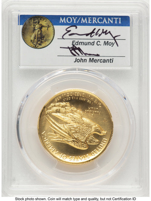 2015-W G$100 American Liberty High Relief FS /John PCGS MS70 Ed Moy Mercanti