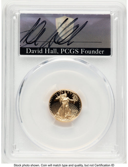 2025-W Proof Gold Eagle 1/10 oz FDI David Hall PCGS PR70
