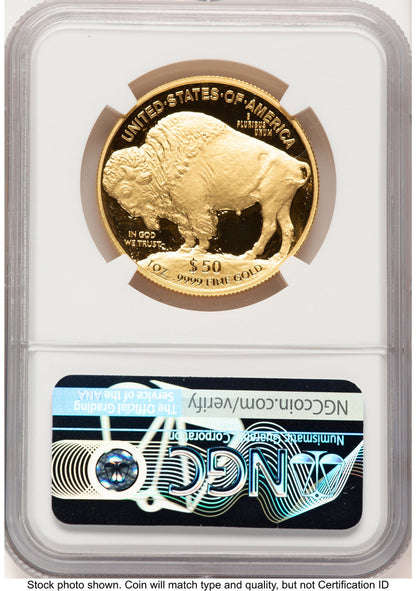 2021-W Proof Gold Buffalo 1 oz FDI Mike Castle NGC PF70 (785337011)