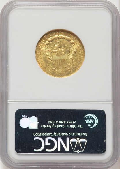 1798 $5 Lg Eagle Lg 8 13 Star Rev Early Half Eagle NGC MS61