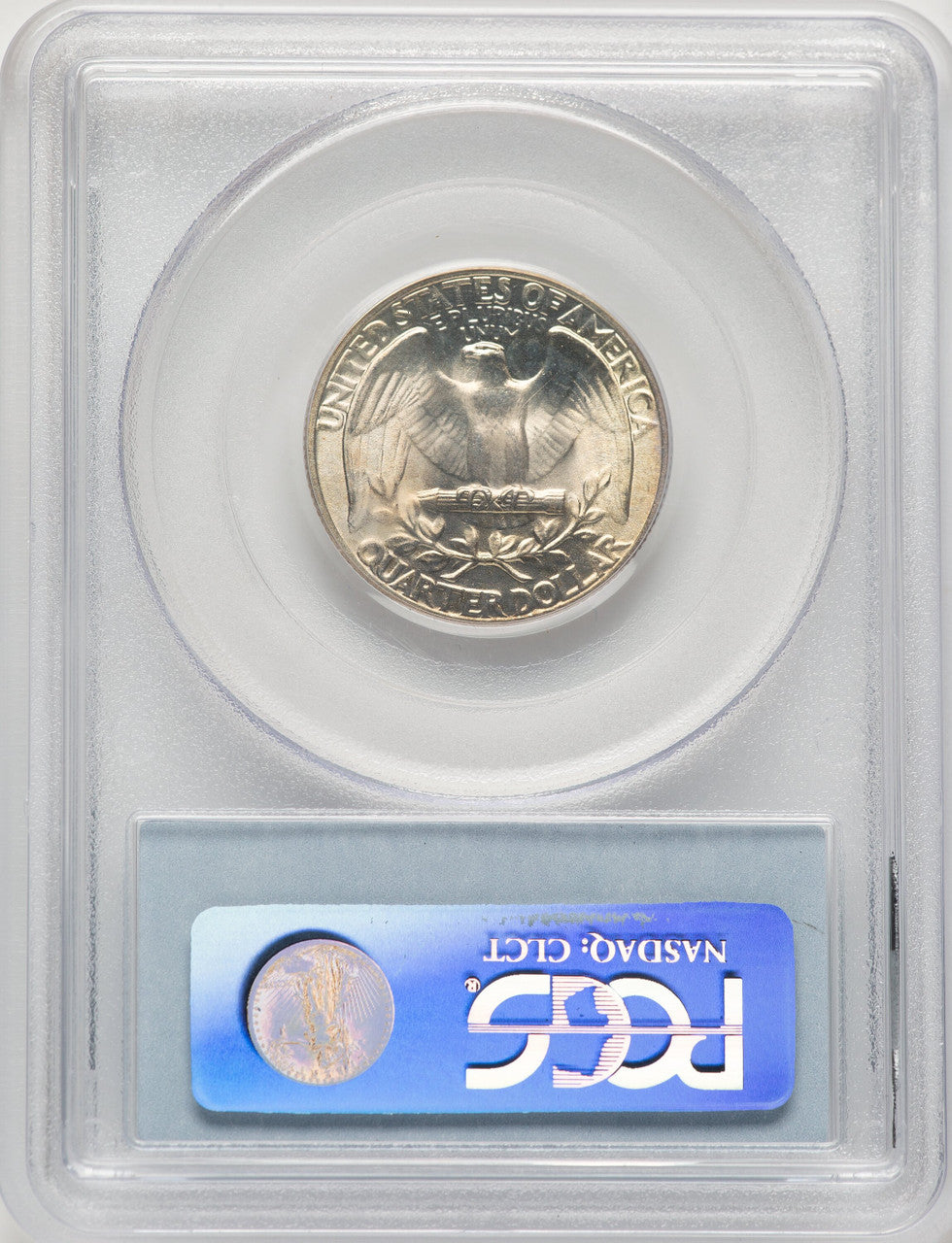 1934 25C Light Motto CAC Washington Quarter PCGS MS66
