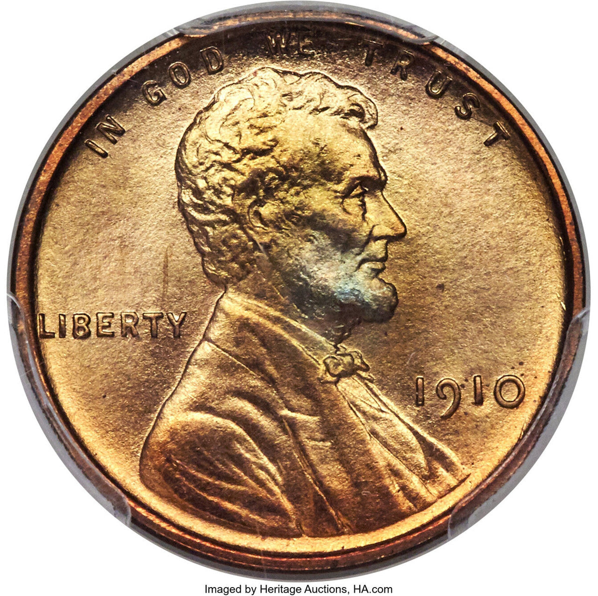 1910 1C RD Proof Lincoln Cent PCGS PR67