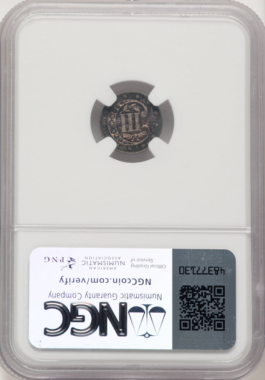 1862 3CS Proof Three Cent Silver NGC PR67