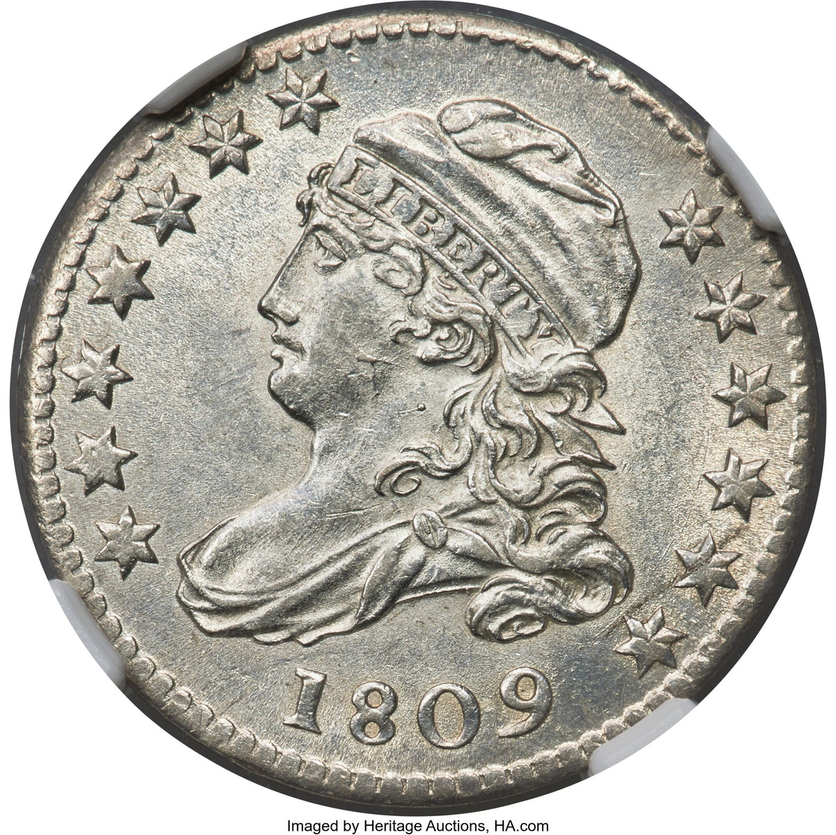 1809 10C JR-1 Bust Dime NGC MS64
