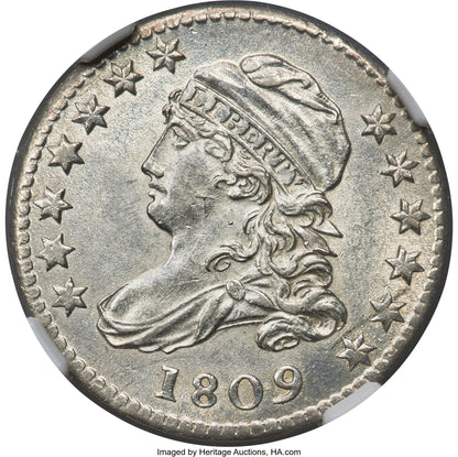 1809 10C JR-1 Bust Dime NGC MS64