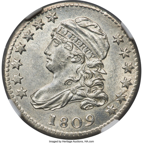 1809 10C JR-1 Bust Dime NGC MS64