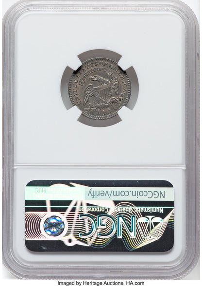 1821 10C Large Date Bust Dime NGC MS65