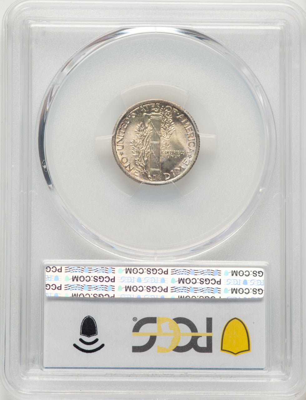 1924 10C FB CAC Mercury Dime PCGS MS67