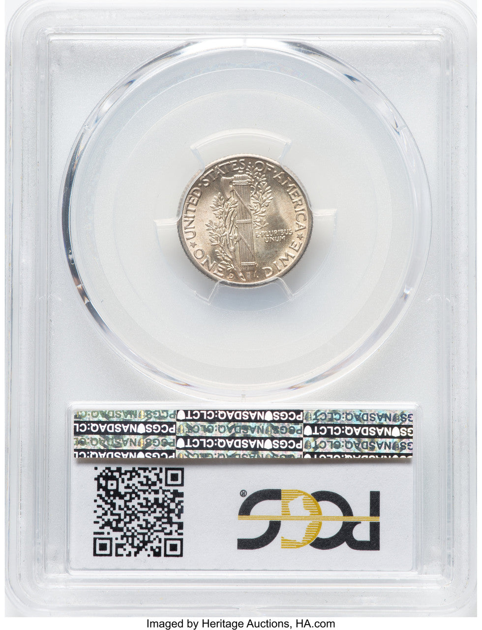1942/1-D 10C FS-101 FB CAC Mercury Dime PCGS MS64+