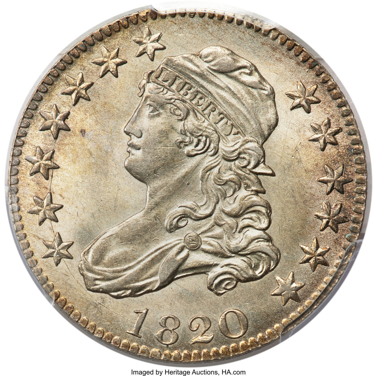 1820 25C B-3 Bust Quarter PCGS MS64