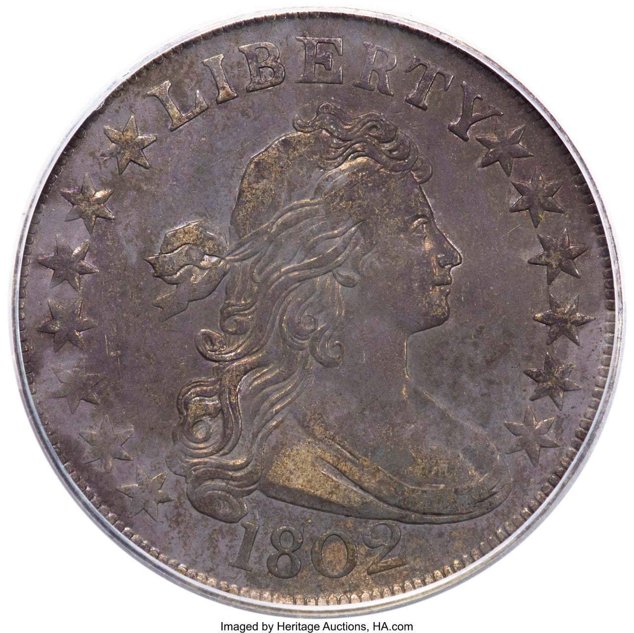1802 50C O-101 Early Half Dollar PCGS AU53