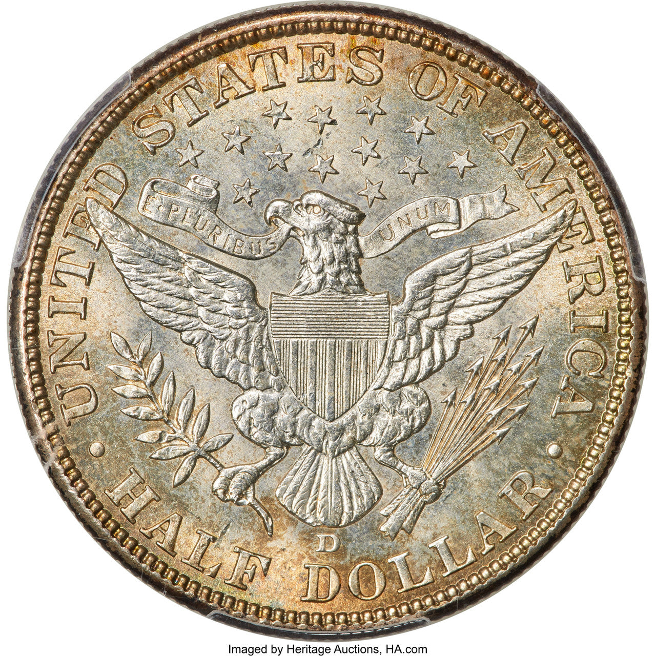 1911-D 50C Barber Half Dollar PCGS MS67