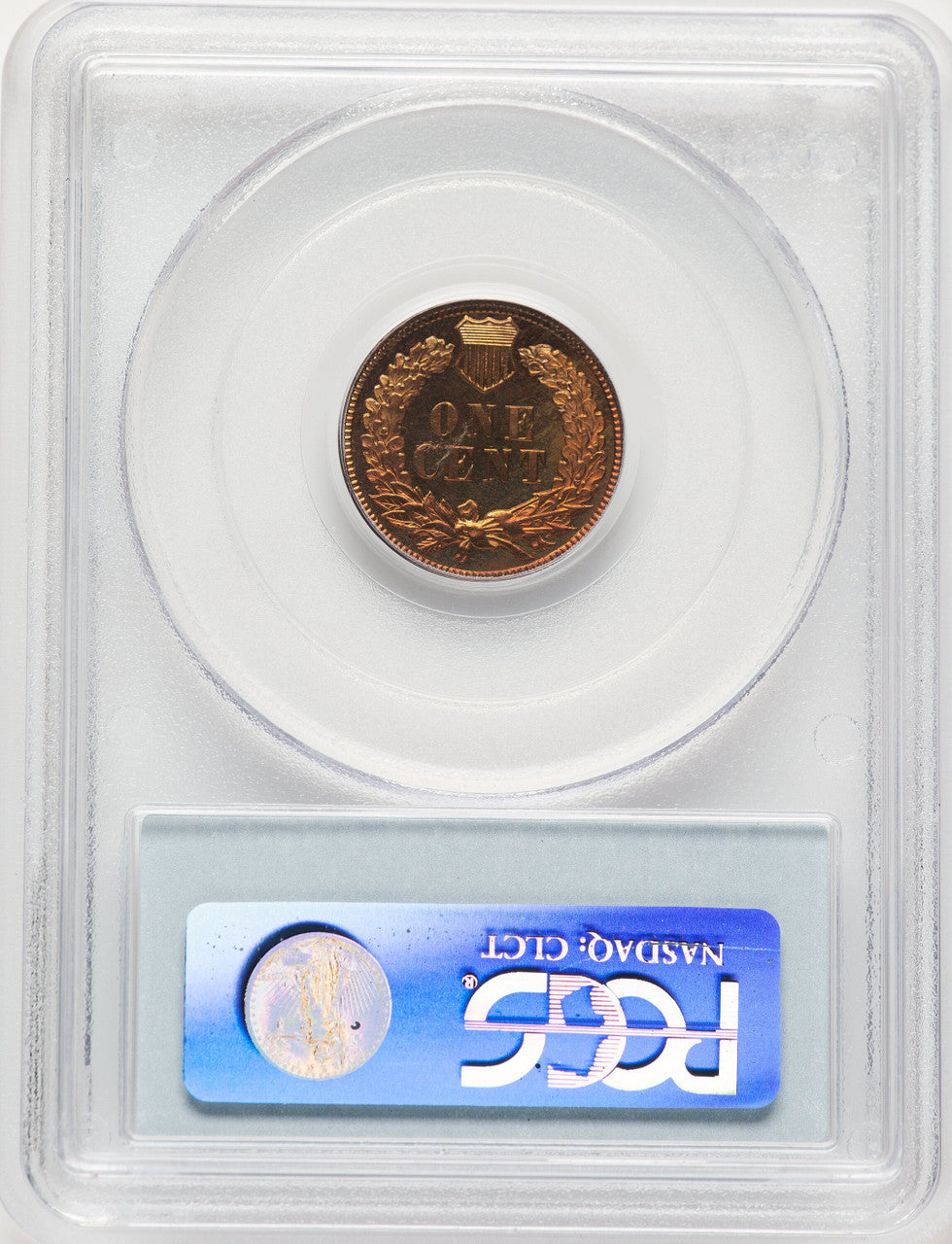 1892 1C RD Proof Indian Cent PCGS PR66