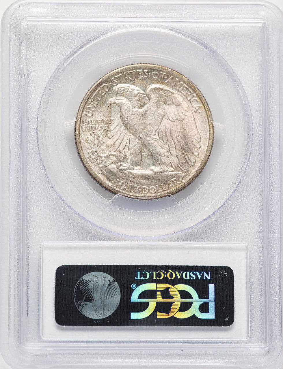 1939-D 50C CAC Walking Liberty Half Dollar PCGS MS67