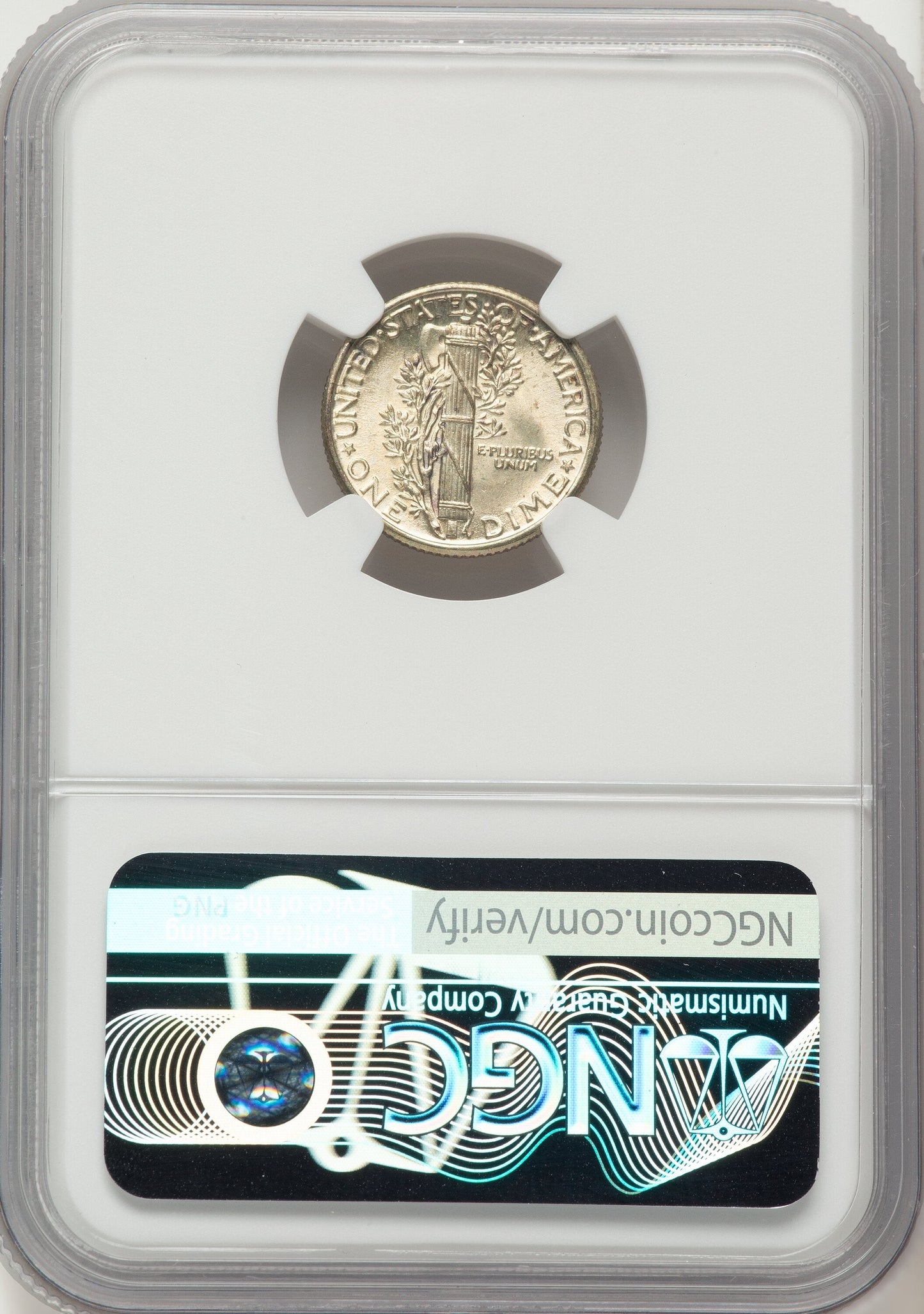 1930 10C FB Mercury Dime NGC MS67