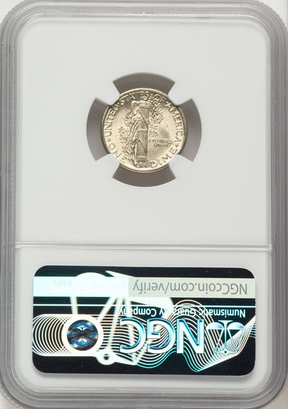 1930 10C FB Mercury Dime NGC MS67
