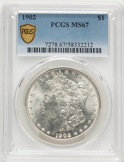 1902 Morgan Dollar PCGS MS67