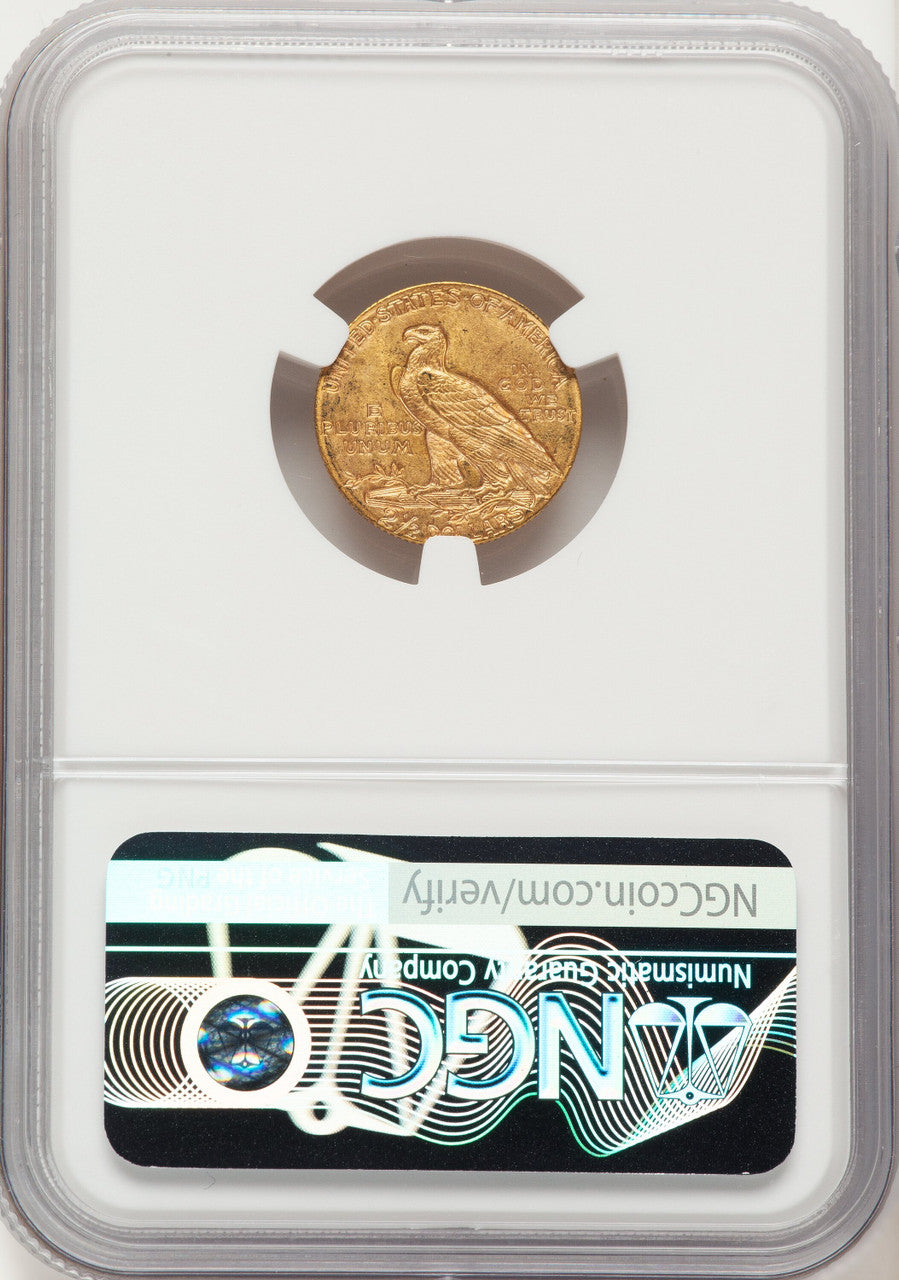 1910 $2.50 Indian Quarter Eagle NGC MS62