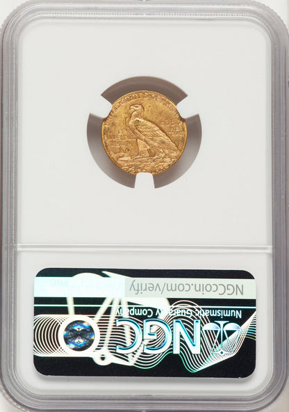 1910 $2.50 Indian Quarter Eagle NGC MS62