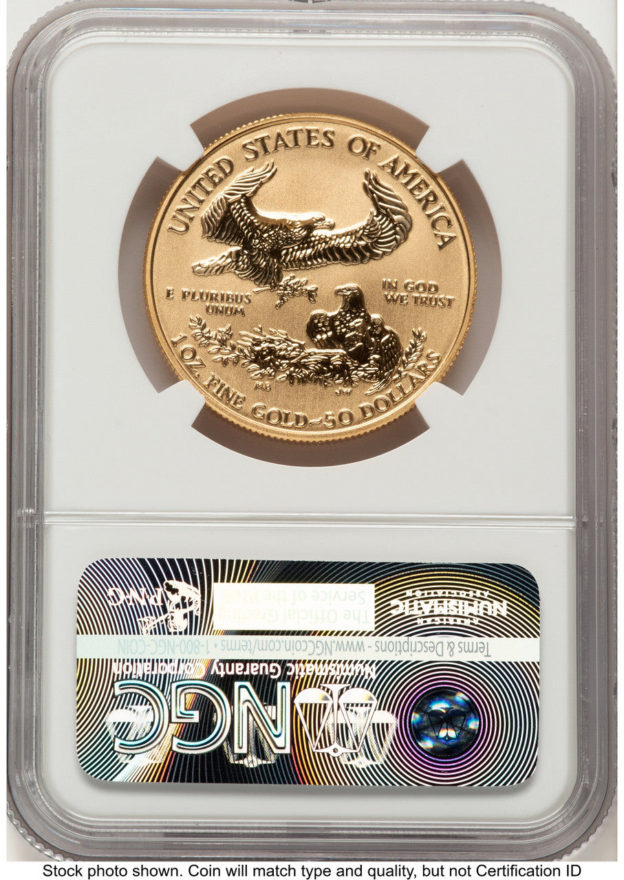 2006-W Reverse Proof Gold Eagle 1 oz 20th Anniversary NGC PF70