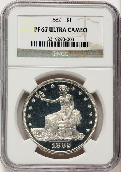 1882 T$1 Proof Trade Dollar NGC PR67