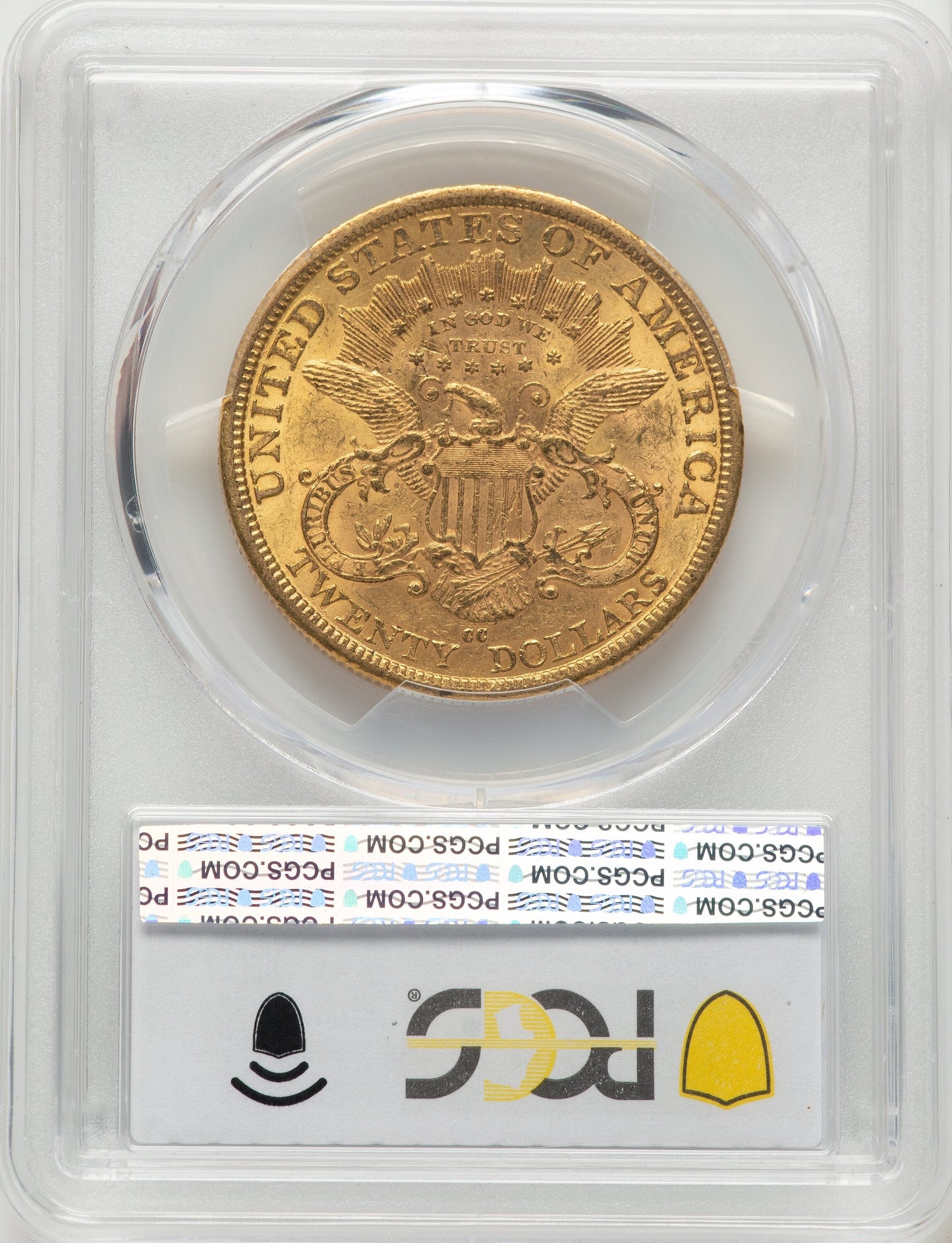 1877-CC $20 CAC Liberty Double Eagle PCGS AU58