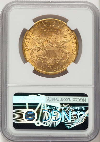 1884-CC $20 Liberty Double Eagle NGC MS61