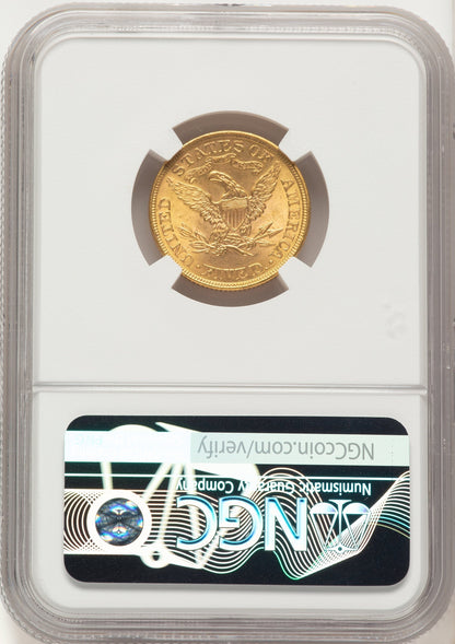 1899 $5 Liberty Half Eagle NGC MS66