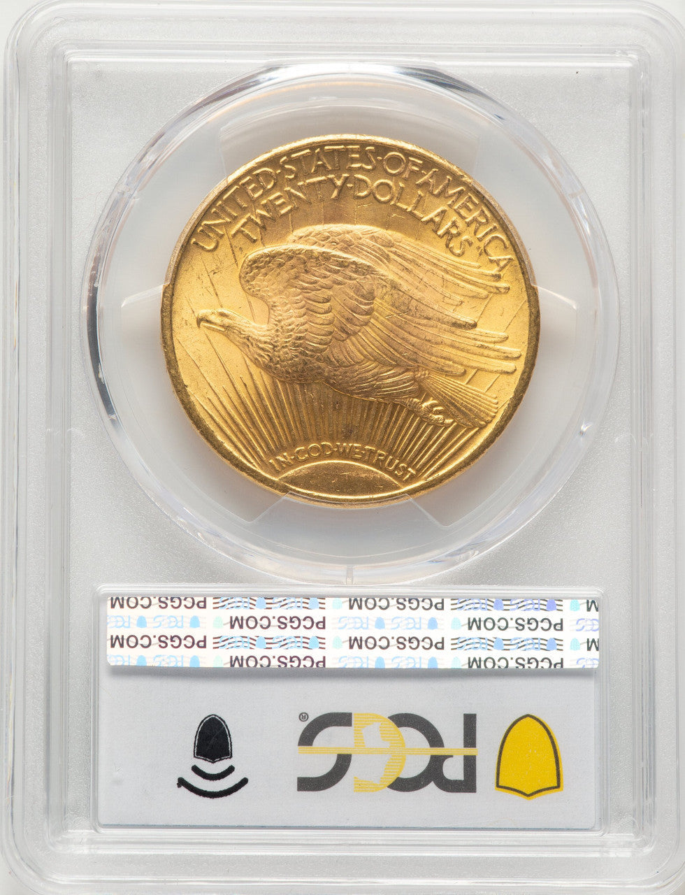 1924 $20 Saint Blue Gradient Saint-Gaudens Double Eagle PCGS MS66+