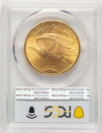 1924 $20 Saint Blue Gradient Saint-Gaudens Double Eagle PCGS MS66+