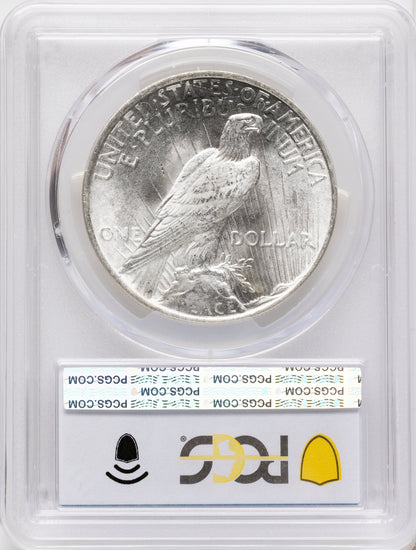 1923 Peace Dollar PCGS MS66+