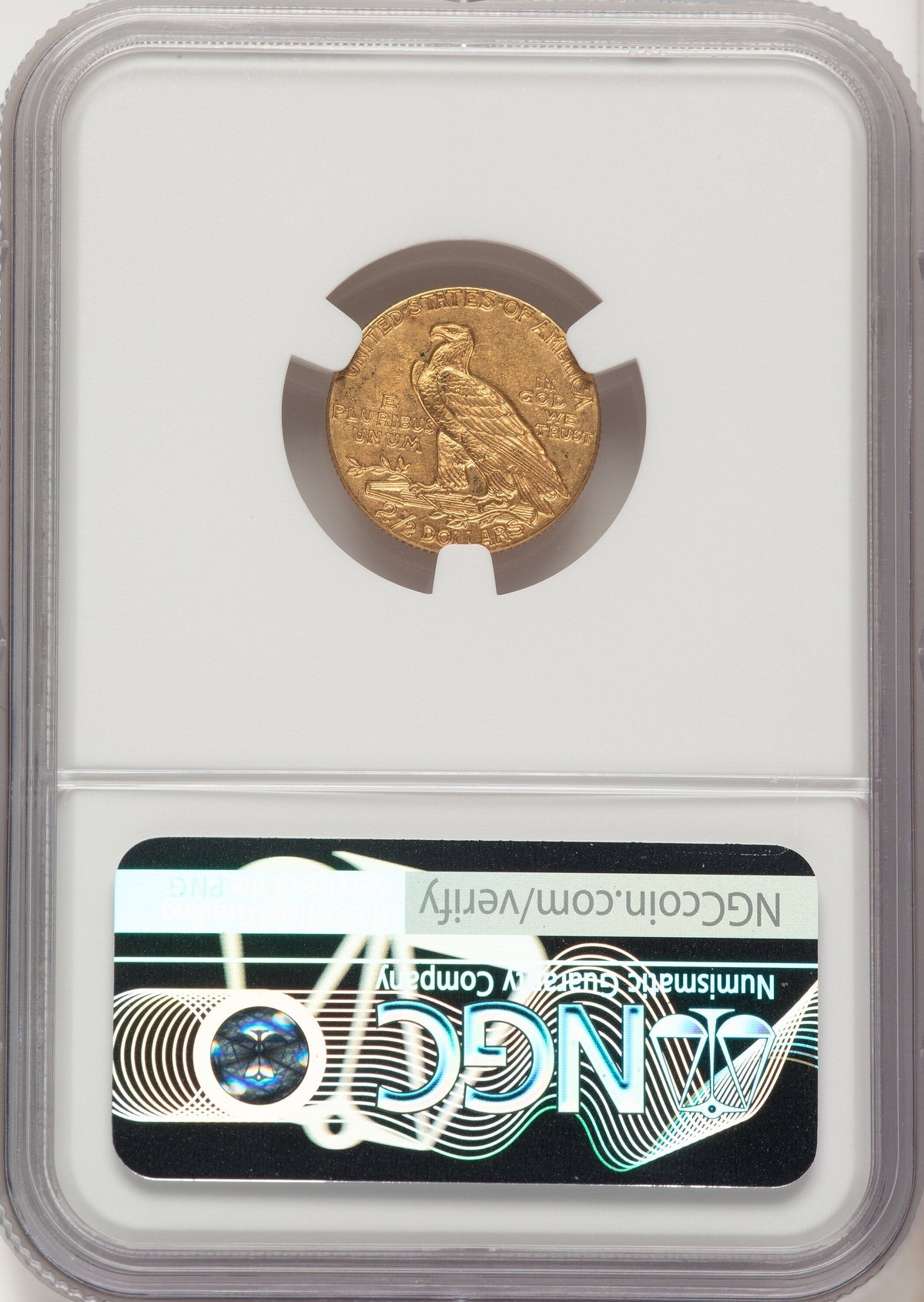 1913 $2.50 Indian Quarter Eagle NGC MS62