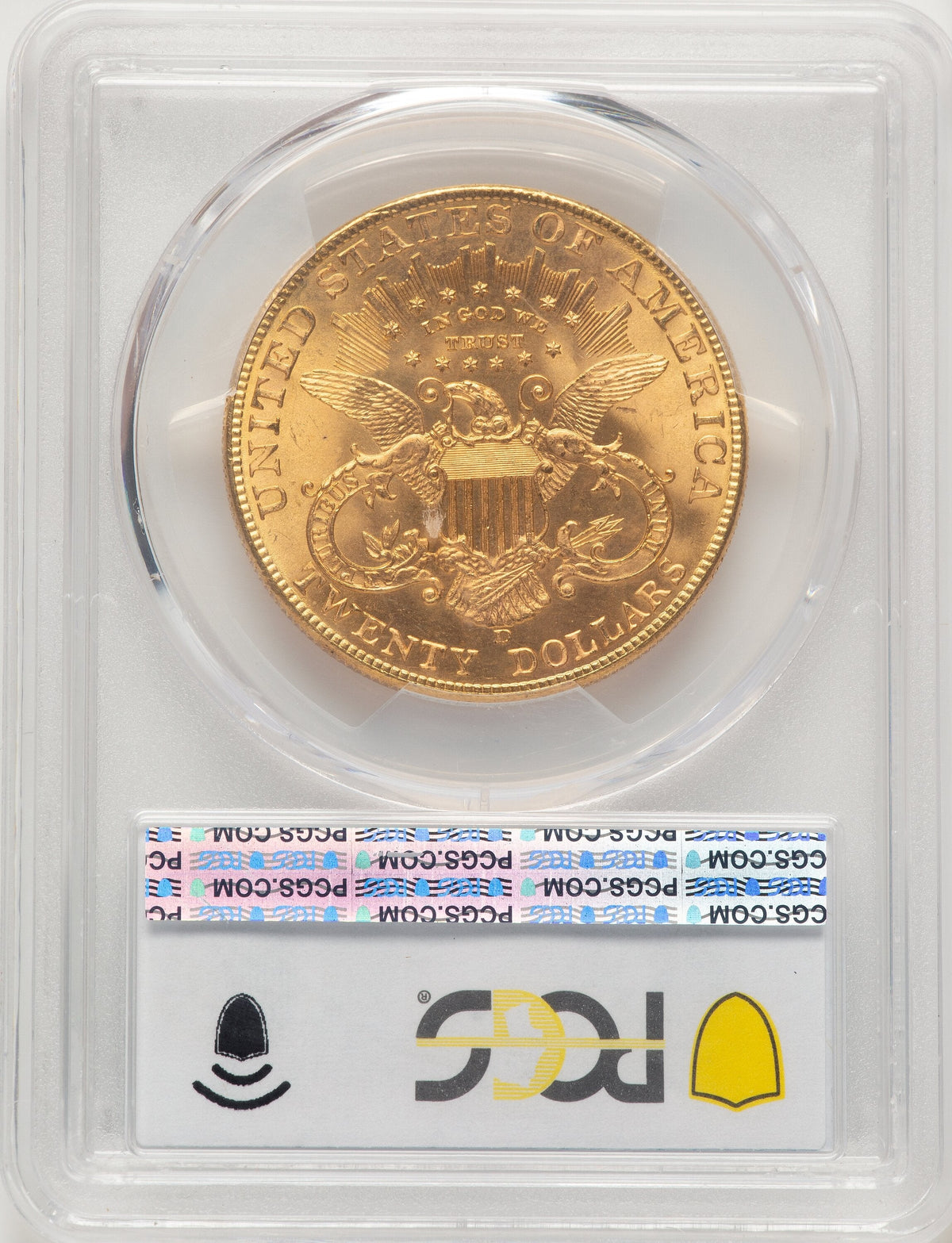 1907-D $20 Liberty Double Eagle PCGS MS66