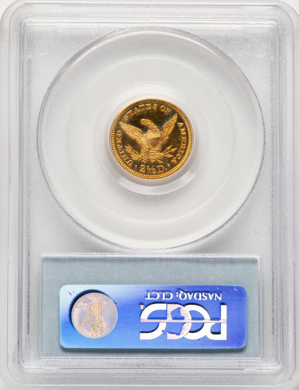 1889 $2.50 Proof Liberty Quarter Eagle PCGS PR65