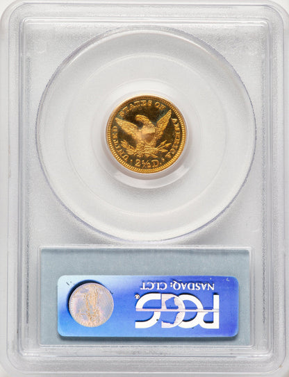 1889 $2.50 Proof Liberty Quarter Eagle PCGS PR65