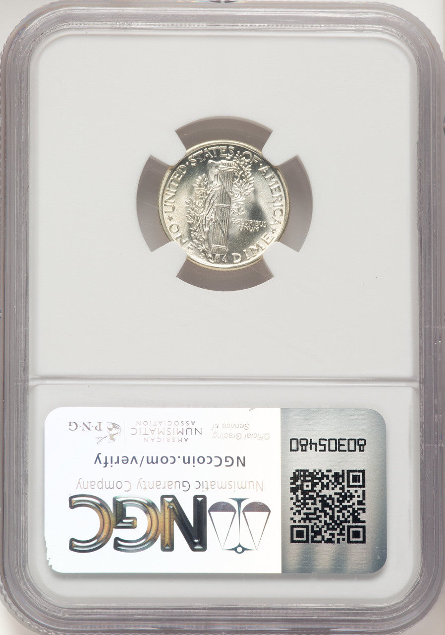 1936-S 10C FB Mercury Dime NGC MS68