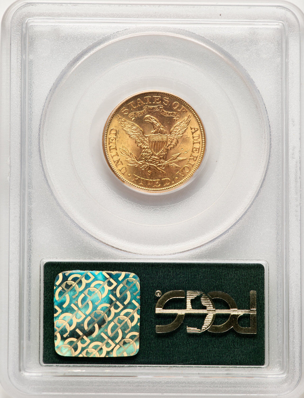 1901-S $5 CAC Liberty Half Eagle PCGS MS65